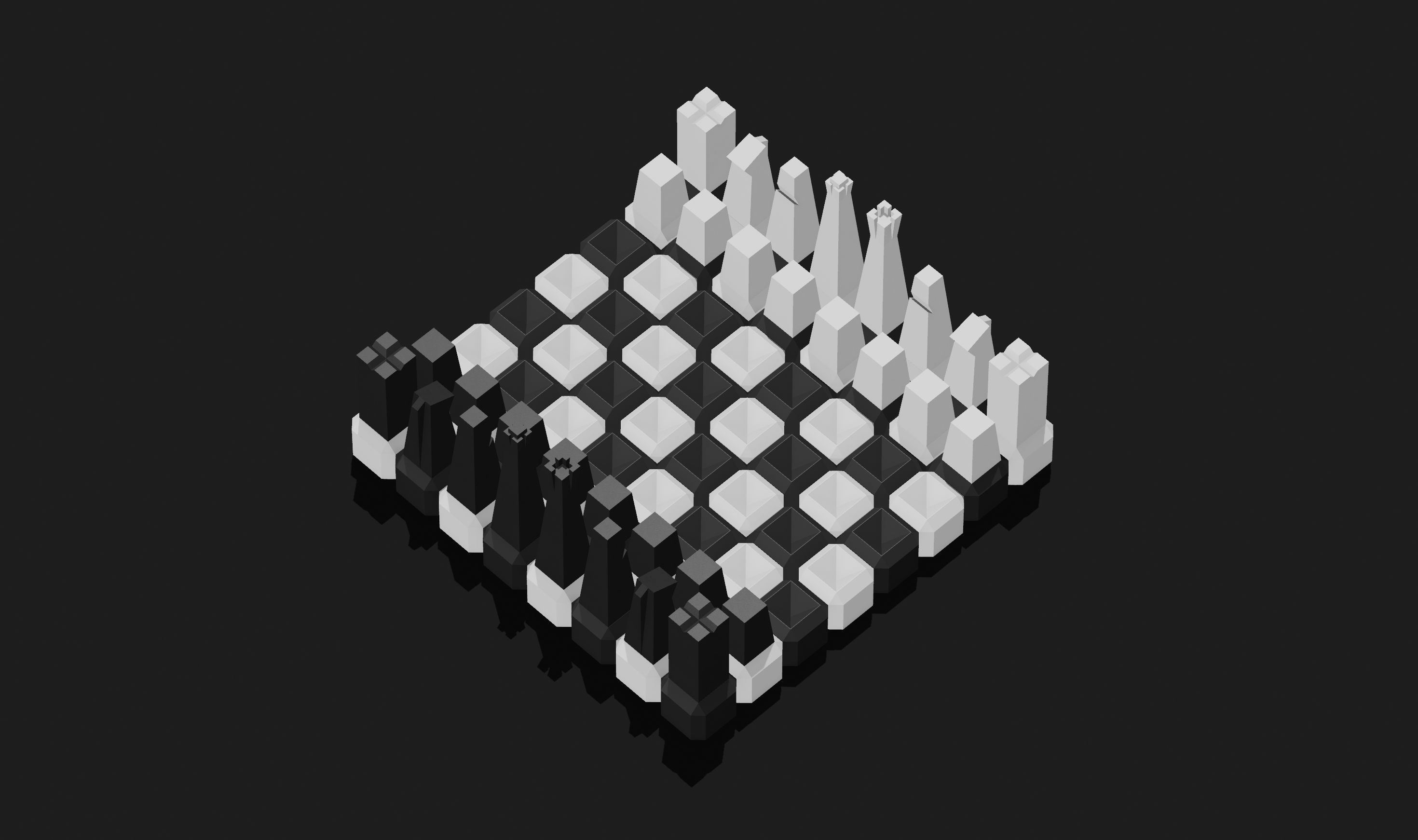 PREMIUM MINIMAL CHESSBOARD (no magnets required)